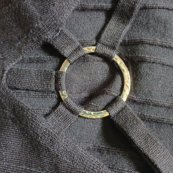 Ashley Stewart • Women's Plus Size Color Block Stripe Pull-Over Sweater - Picture 5 of 11